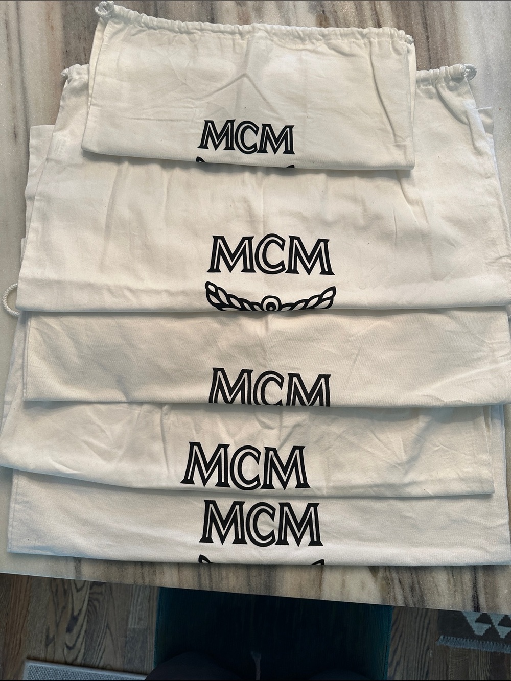 AUTHENTIC MCM DUSTBAG COLLECTION -x5